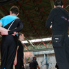 Jean-Guillaume, Kateline et Baptiste lors de la compétition rock de Vaulx  en Velin