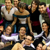 Les couples de compétiteurs d' Acro'swing