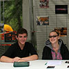 Nos jeunes adhérents sur le stand du forum des associations